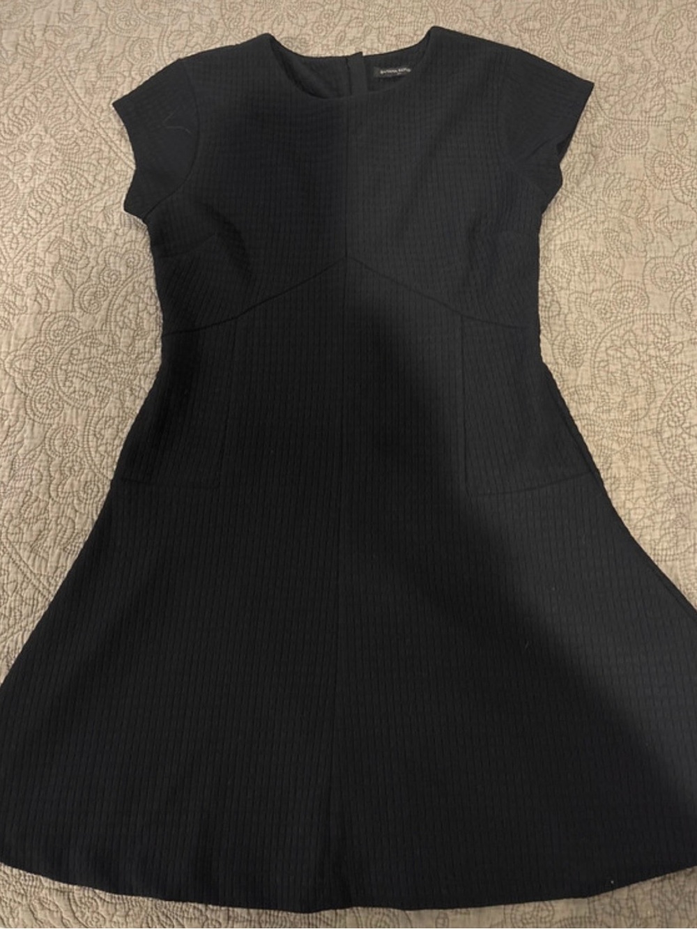 Classic Black Fit & Flare Dress - Banana Republic